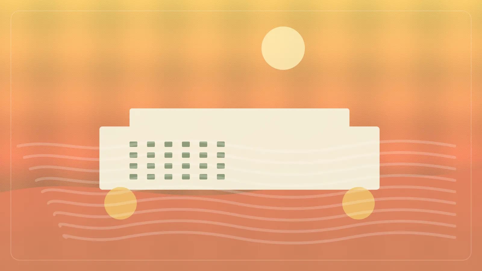 Ilustracao editorial de mercado popular com bancas coloridas e rua movimentada